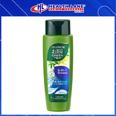 FOLLOW ME GREEN TEA SHAMPOO 6 IN 1 (320ML)